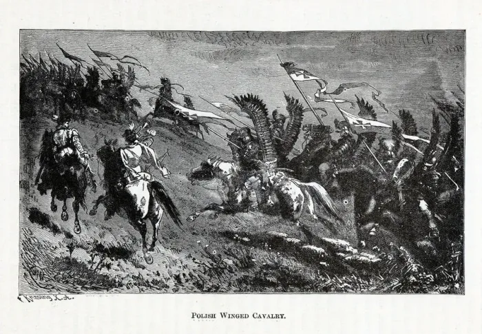 Framed Print : Polish Winged Cavalry, 1882. Artist: Knesing, Theodor (1840-?) Framed Print : Polish Winged Cavalry, 1882. Artist: Knesing, Theodor (1840-?)