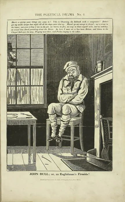 Framed Print : The Political Drama No. 4: John Bull; or, an Englishman's fireside!, 1834-1835. Creator: Charles Jameson Grant. The Political Drama No. 4: John Bull; or, an Englishman's fireside!, 1834-1835. Creator: Charles Jameson Grant Framed Print : The Political Drama No. 4: John Bull; or, an Englishman's fireside!, 1834-1835. Creator: Charles Jameson Grant. The Political Drama No. 4: John Bull; or, an Englishman's fireside!, 1834-1835. Creator: Charles Jameson Grant