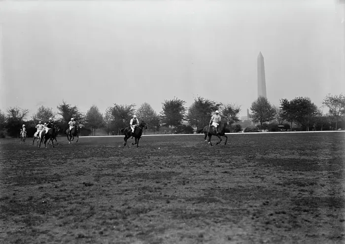 Framed Print : Polo, 1916. Creator: Harris & Ewing. Polo, 1916. Creator: Harris & Ewing Framed Print : Polo, 1916. Creator: Harris & Ewing. Polo, 1916. Creator: Harris & Ewing