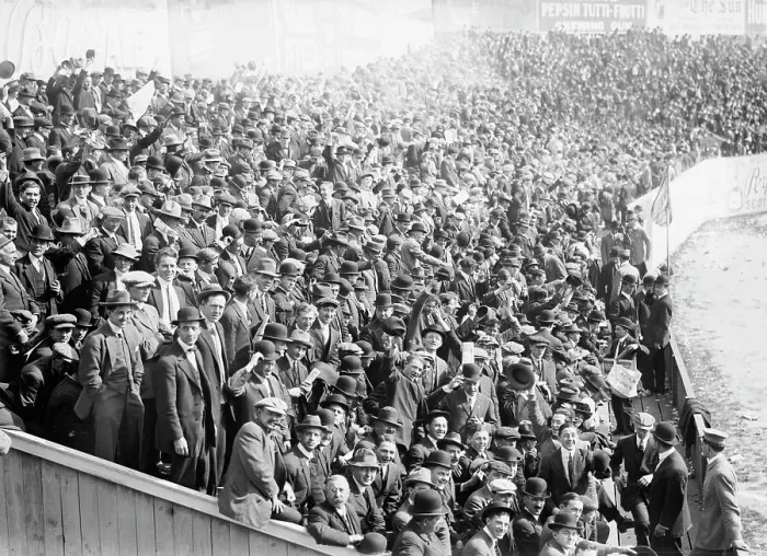 Framed Print : Polo Grounds LF stands, 10 / 8 / 12, 1912. Creator: Bain News Service