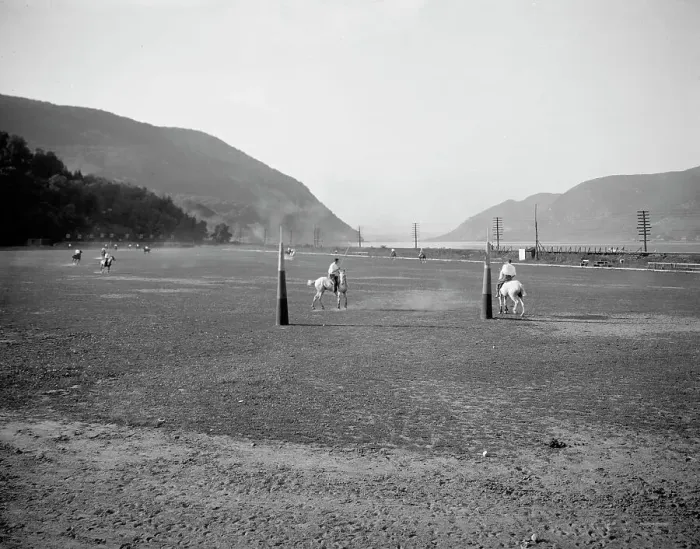 Framed Print : Polo grounds, West Point, N.Y. The, between 1900 and 1920. Creator: Unknown Framed Print : Polo grounds, West Point, N.Y. The, between 1900 and 1920. Creator: Unknown
