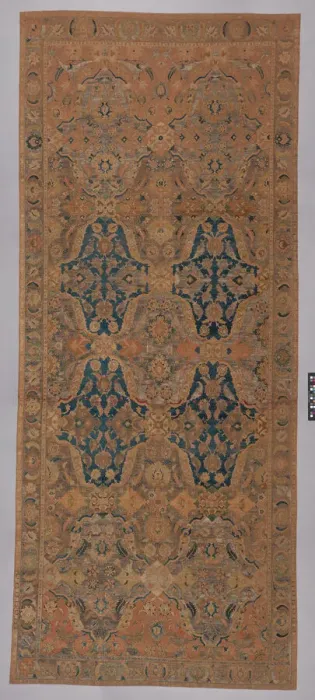 Framed Print : Polonaise Carpet, Iran, first half 17th century. Creator: Unknown Framed Print : Polonaise Carpet, Iran, first half 17th century. Creator: Unknown