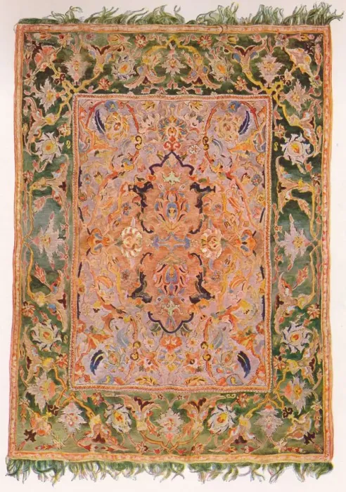 Framed Print : A Polonaise Rug from Persia, c1630, (1923) Framed Print : A Polonaise Rug from Persia, c1630, (1923)