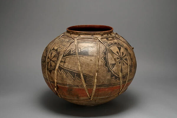 Polychrome Jar, c. 1770. Creator: Unknown