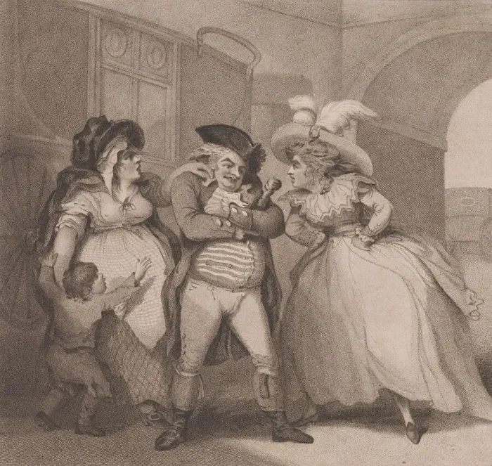 Framed Print : Polygamy, August 1, 1787. Creator: Edward Williams