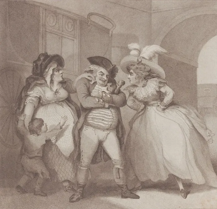 Framed Print : Polygamy, [August 1, 1787], reissued July 1, 1802. Creator: Edward Williams