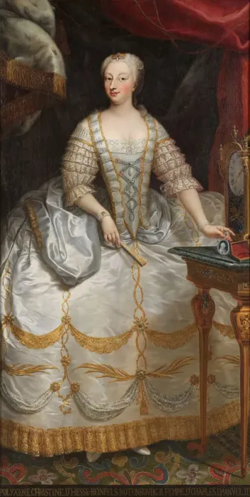 Framed Print : Polyxena of Hesse-Rotenburg (1706-1735), Queen of Sardinia. Artist: Anonymous Framed Print : Polyxena of Hesse-Rotenburg (1706-1735), Queen of Sardinia. Artist: Anonymous