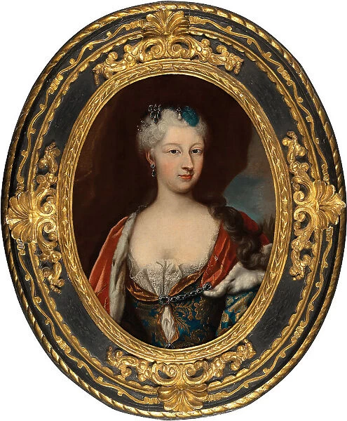 Polyxena of Hesse-Rotenburg (1706-1735), Queen of Sardinia, 1720s. Creator: Clementi, Maria Giovanna, (La Clementina) (1692-1761)