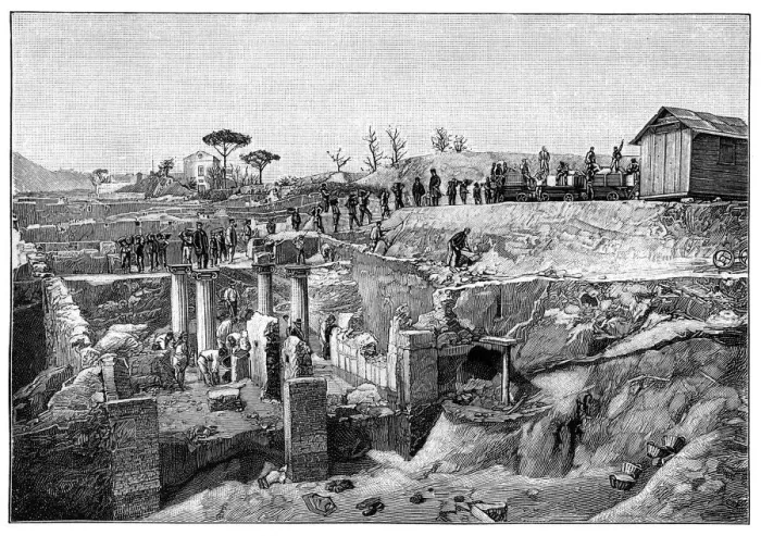 Framed Print : Pompeii, Italy, 1900 Framed Print : Pompeii, Italy, 1900