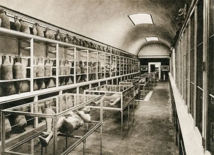 Framed Print : Pompeii Museum, Pompeii, Italy, c1900s Framed Print : Pompeii Museum, Pompeii, Italy, c1900s