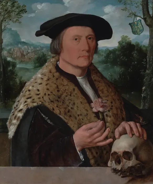 Framed Print : Pompeius Occo, c.1531. Creator: Dirck Jacobsz Framed Print : Pompeius Occo, c.1531. Creator: Dirck Jacobsz