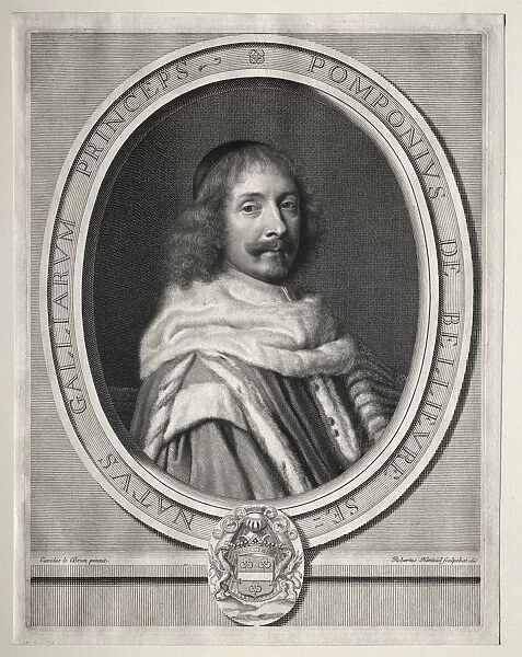 Pompone II de Belliere. Creator: Robert Nanteuil (French, 1623-1678)
