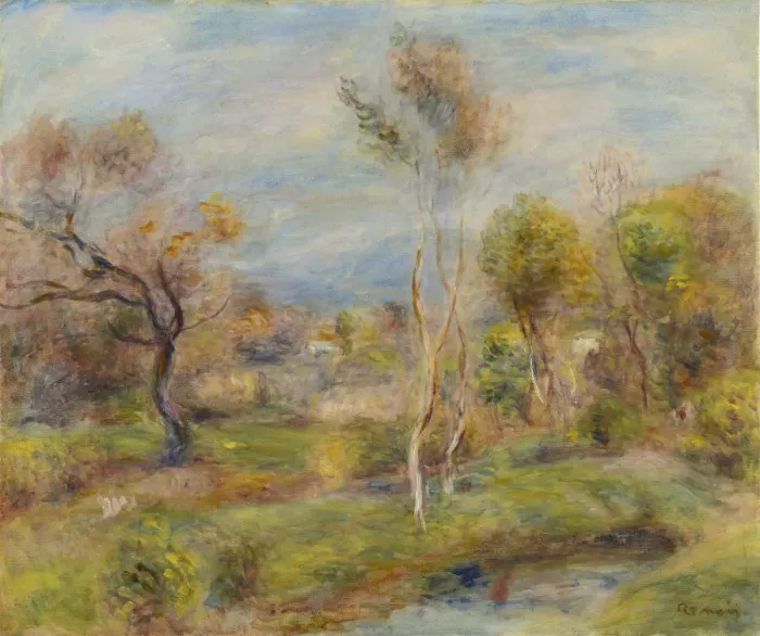 Framed Print : The Pond, Cagnes or Landscape at Cagnes-sur-Mer, 1905-1907 Framed Print : The Pond, Cagnes or Landscape at Cagnes-sur-Mer, 1905-1907