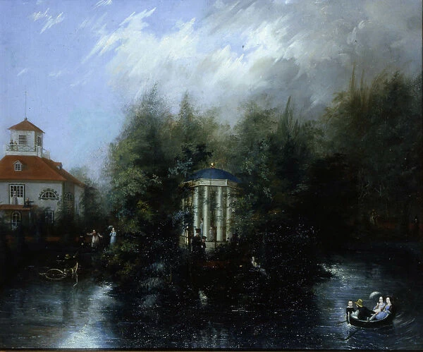 Pond in the Estate Garden, 1843