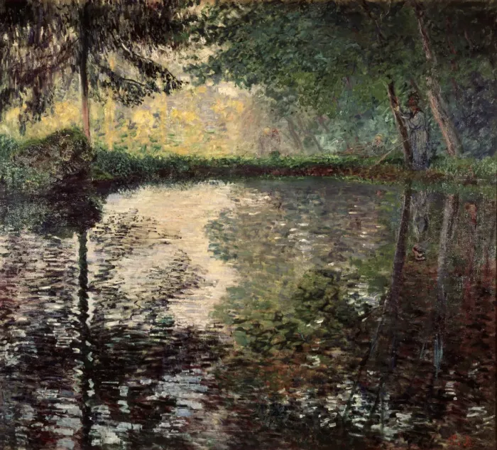 Framed Print : Pond at Montgeron, c1876. Artist: Claude Monet Framed Print : Pond at Montgeron, c1876. Artist: Claude Monet