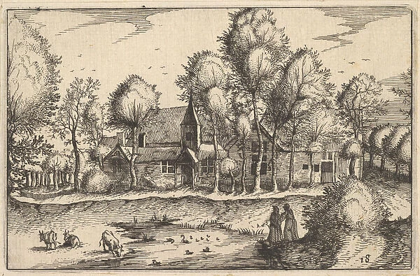 A Pond, plate 18 from Regiunculae et Villae Aliquot Ducatus Brabantiae, ca. 1610