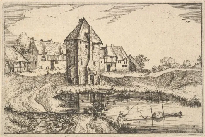 Framed Print : The Pond, plate 9 from Regiunculae et Villae Aliquot Ducatus Brabantiae, ca. 1610 Framed Print : The Pond, plate 9 from Regiunculae et Villae Aliquot Ducatus Brabantiae, ca. 1610