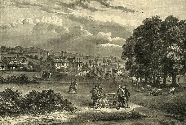 Pond Street, Hampstead, in 1750, (c1876). Creator: Unknown