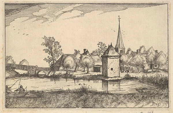 Pond and a Village, plate 15 from Regiunculae et Villae Aliquot Ducatus Brabantiae, ca