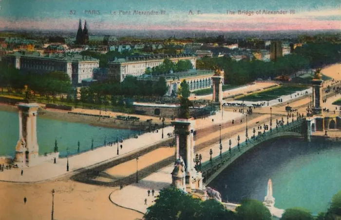 Framed Print : The Pont Alexandre III, Paris, c1920 Framed Print : The Pont Alexandre III, Paris, c1920