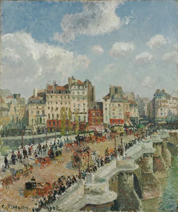 Framed Print : The Pont-Neuf, 1902. Artist: Pissarro, Camille (1830-1903) Framed Print : The Pont-Neuf, 1902. Artist: Pissarro, Camille (1830-1903)