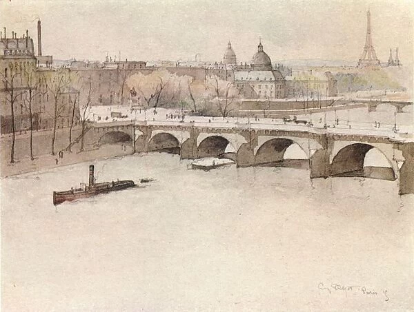 The Pont Neuf, 1915. Artist: Eugene Bejot