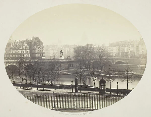The Pont Neuf in Paris, 1860  /  75. Creator: Charles Soulier