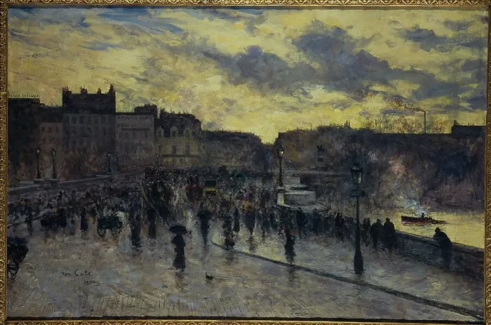 Framed Print : Pont-Neuf, seen from the quay Megisserie, 1902. Creator: Siebe Johannes ten Cate Framed Print : Pont-Neuf, seen from the quay Megisserie, 1902. Creator: Siebe Johannes ten Cate