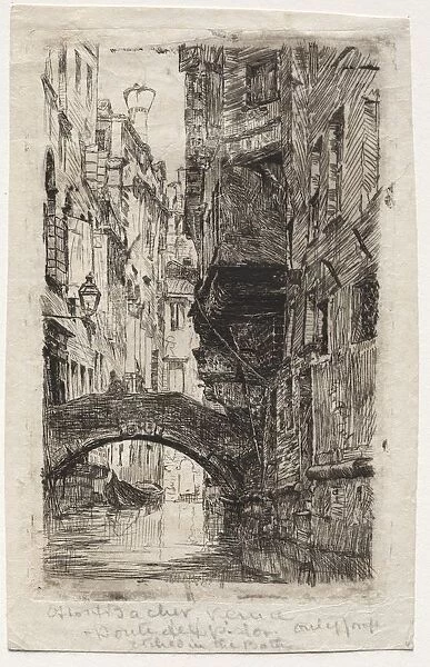Ponte del Pistor. Creator: Otto H. Bacher (American, 1856-1909)