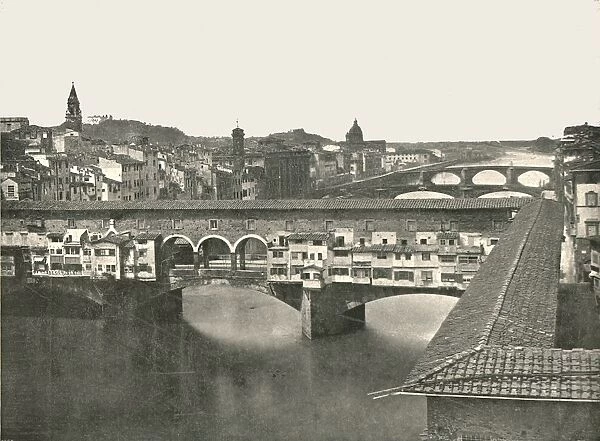 The Ponte Vecchio, Florence, Italy, 1895. Creator: W &s Ltd