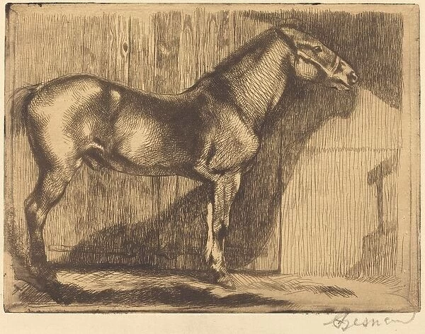 Pony (Le poney), 1892. Creator: Paul Albert Besnard