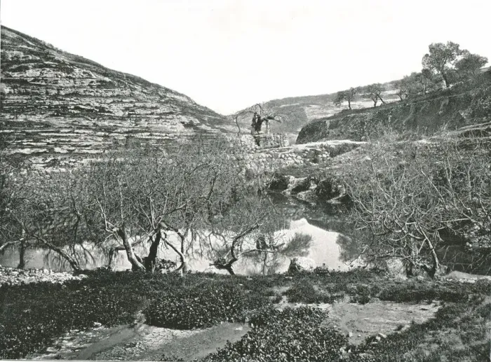 Framed Print : The Pool of Siloam, Jerusalem, Palestine, 1895. Creator: W &s Ltd Framed Print : The Pool of Siloam, Jerusalem, Palestine, 1895. Creator: W &s Ltd