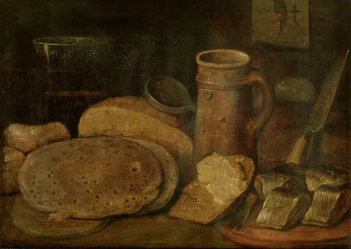 Framed Print : The Poor Man's Meal, 1607. Creator: Francken, Hieronymus II Framed Print : The Poor Man's Meal, 1607. Creator: Francken, Hieronymus II