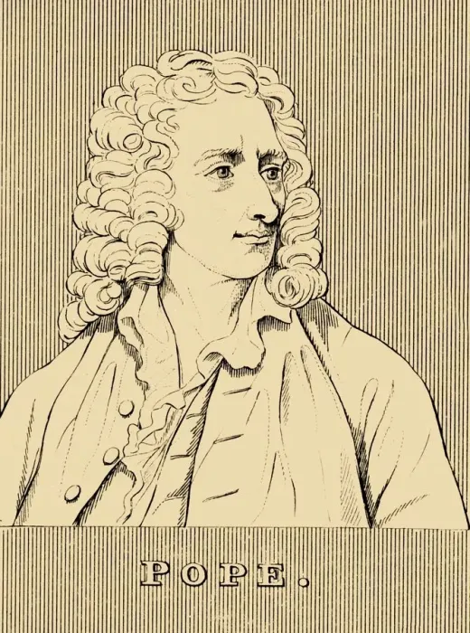 Framed Print : Pope, (1688-1744), 1830. Creator: Unknown Framed Print : Pope, (1688-1744), 1830. Creator: Unknown