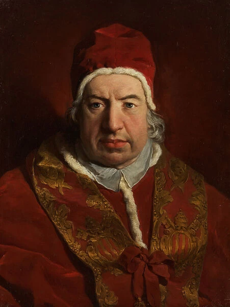 Pope Benedict XIV (Prospero Lambertini, 1675-1758), 1746. Creator: Pierre Subleyras
