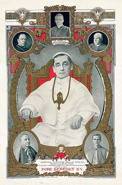 Pope Benedict XV (1854-1922), 1914. Creator: Anonymous