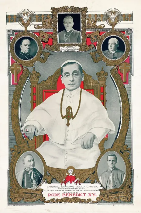 Framed Print : Pope Benedict XV (1854-1922), 1914. Creator: Anonymous Framed Print : Pope Benedict XV (1854-1922), 1914. Creator: Anonymous