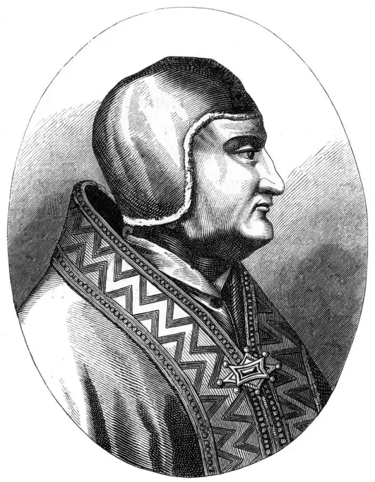 Framed Print : Pope Clement IV (d1268), 1849