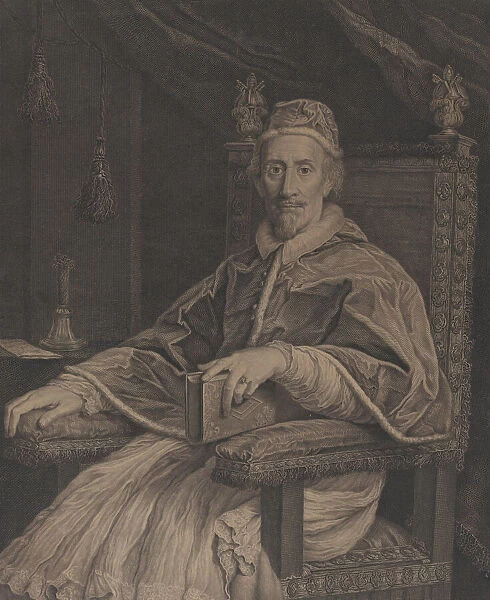 Pope Clement the Ninth, 1780. Creator: John Hall