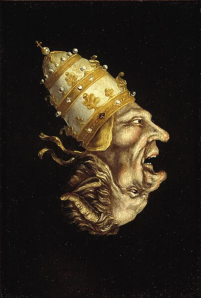 Pope-Devil. Artist: Anonymous