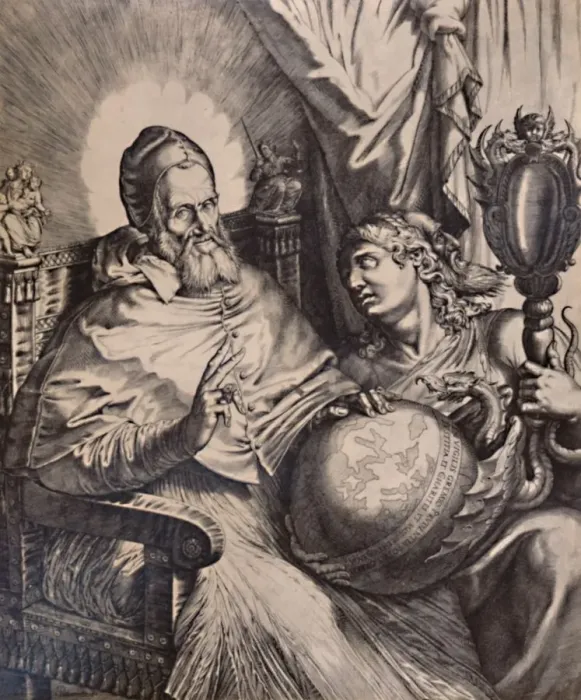 Framed Print : Pope Gregory XIII, 16th century (1894). Artist: Bartolomeo Passarotti Framed Print : Pope Gregory XIII, 16th century (1894). Artist: Bartolomeo Passarotti
