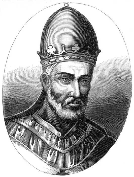Framed Print : Pope Honorius III (1148-1227), 1849 Framed Print : Pope Honorius III (1148-1227), 1849