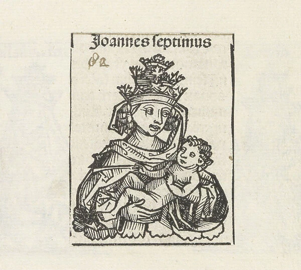 Pope Joan (from the Schedels Chronicle of the World), 1493