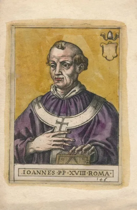 Framed Print : Pope John XVIII. Creator: Unknown Framed Print : Pope John XVIII. Creator: Unknown