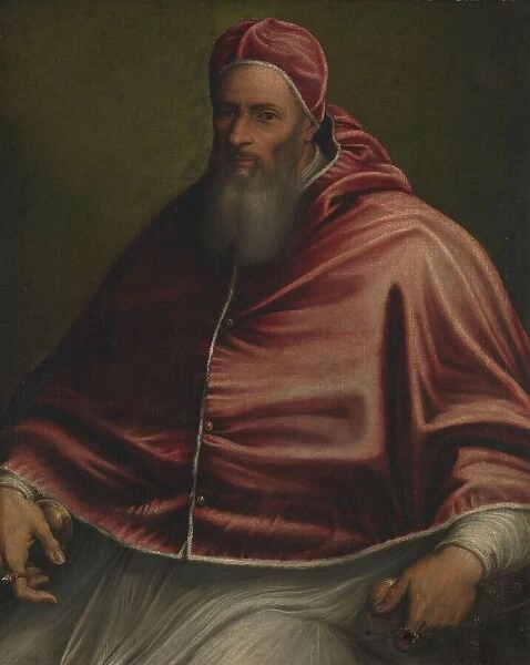 Pope Julius III (formerly entitled Pope Paul III), 1550-1600. Creator: Circle of Girolamo Sicciolante
