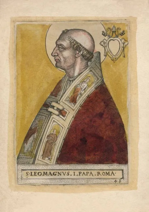 Framed Print : Pope Leo I Creator: Unknown Framed Print : Pope Leo I Creator: Unknown