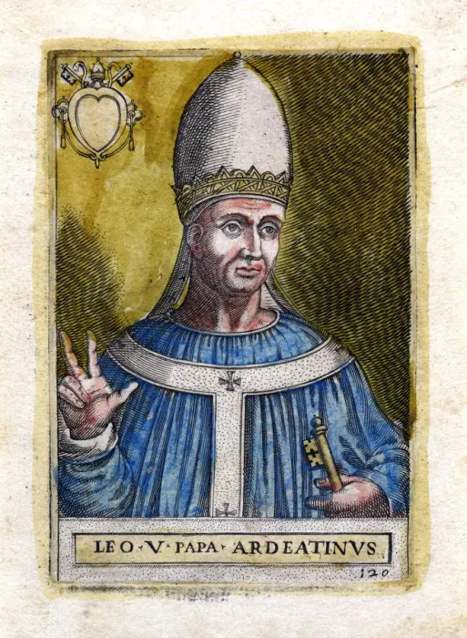 Framed Print : Pope Leo V Framed Print : Pope Leo V