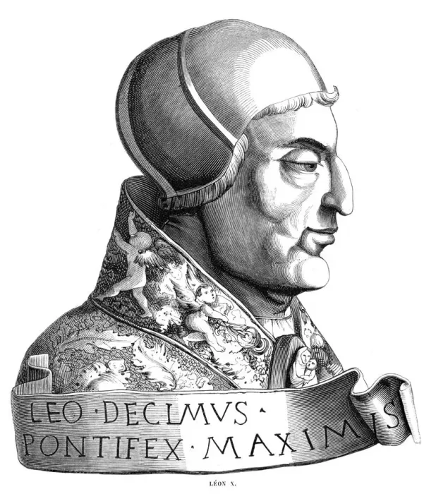 Framed Print : Pope Leo X (1475-1521), 16th century (1849) Framed Print : Pope Leo X (1475-1521), 16th century (1849)