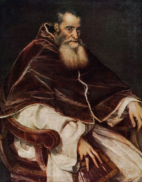 Pope Paul III (1468-1549), 1543 (1930). Artist: Titian
