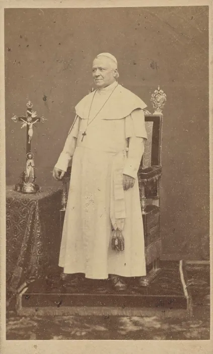 Framed Print : Pope Pius IX (1792-1878), c1865. Creator: Photo studio Fratelli D'Alessandri, Roma. Pope Pius IX (1792-1878), c1865. Creator: Photo studio Fratelli D'Alessandri, Roma Framed Print : Pope Pius IX (1792-1878), c1865. Creator: Photo studio Fratelli D'Alessandri, Roma. Pope Pius IX (1792-1878), c1865. Creator: Photo studio Fratelli D'Alessandri, Roma
